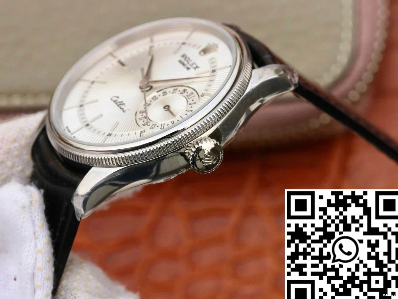 Dial Factory White Rolex MKS Celini Date M50519-0006 0415